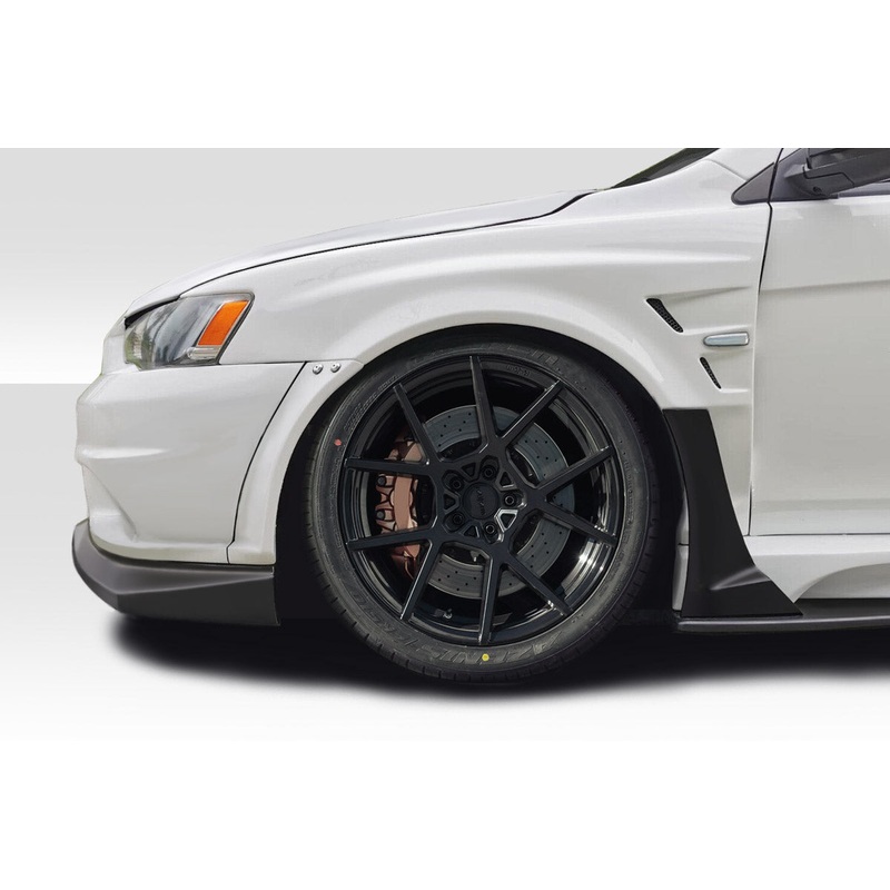 2008-2017 Mitsubishi Lancer / Lancer Evolution 10 Duraflex Vantix Front Fenders – 2 Pieces (+35MM)