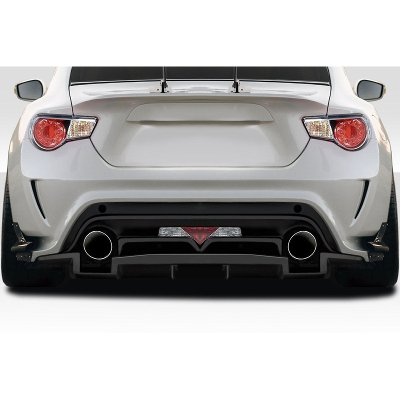2013-2020 Scion FR-S Toyota 86 Subaru BRZ Duraflex Vantix Rear Bumper Cover – 4 Piece ( Includes Diffuser and canards )