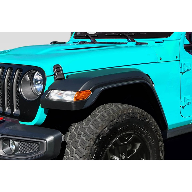 2020-2023 Jeep Gladiator Rubicon / Mojave Duraflex Duster Front Fender Flare Add Ons – 2 Pieces