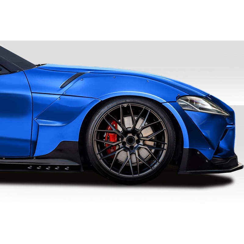2020-2023 Toyota Supra A90 Duraflex Goblin Front Fender Flares – 6 Pieces (+70MM)
