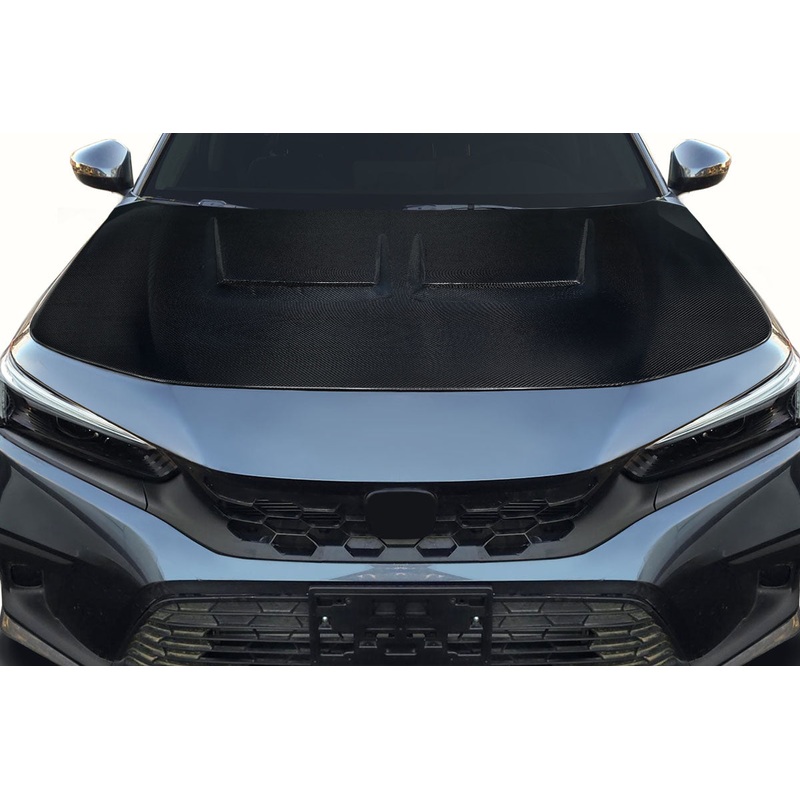 2022-2023 Honda Civic Carbon Creations Kumei Hood – 1 Piece