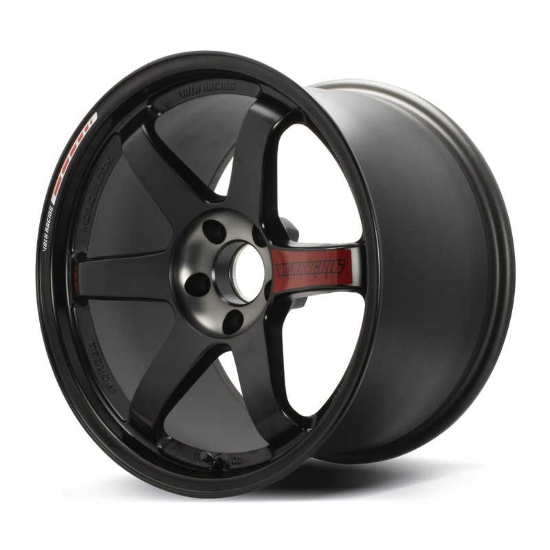 Volk Racing TE37SL BLK EDT III 18×10.0 5×114.3 ET39 (PRESSED BLACK / RIM REDOT) (PR) **SET OF 4**