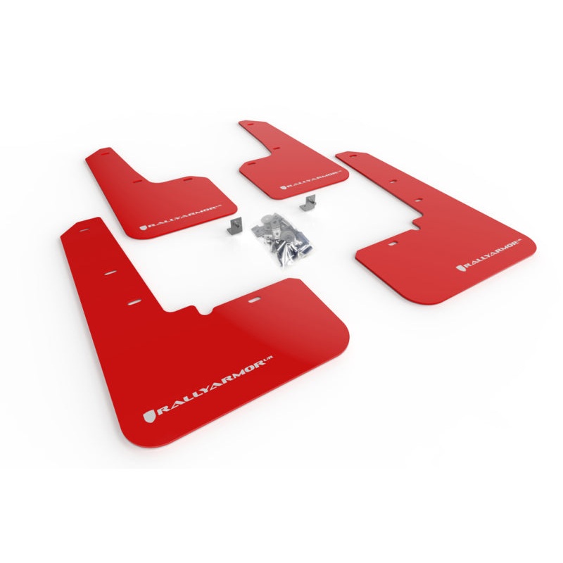 Rally Armor 20-25 Subaru Outback Red UR Mud Flap w/White Logo