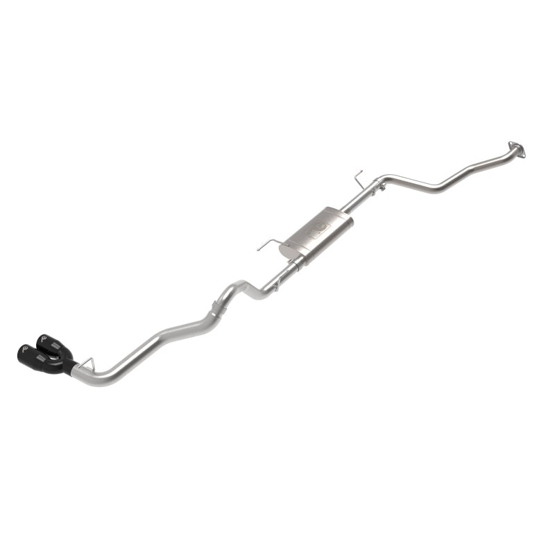 aFe 2024 Toyota Tacoma L4 2.4L Vulcan Series 2.5-3in 304 SS Steel Cat-Back Exhaust w/Black Tips