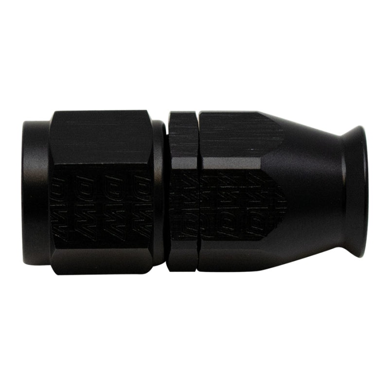 DeatschWerks 8AN Female Swivel Straight Hose End PTFE (Incl 1 Olive Insert) – Anodized Matte Black