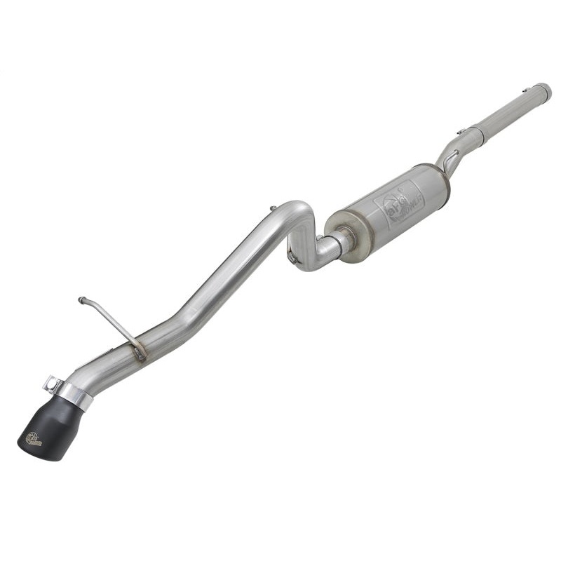 aFe MACH Force-Xp 2-1/2in 409 SS Hi-Tuck Cat-Back Exhaust w/Black Tip 07+ Jeep Wrangler JK 3.6L/3.8L