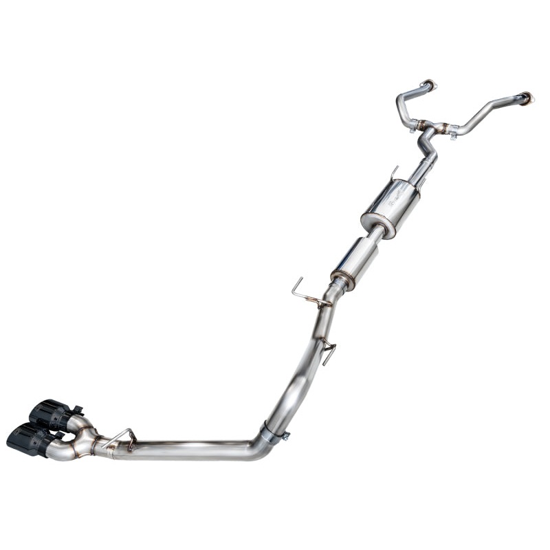 AWE 0FG Exhaust for 3rd Gen Toyota Tundra – Dual Diamond Black Tips