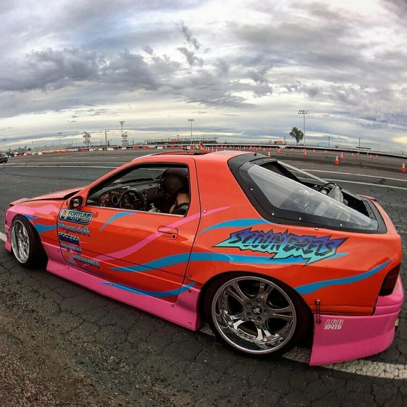 KBD Mazda RX7 1986-1991 < b > Style 1 Piece Polyurethane Rear Bumper