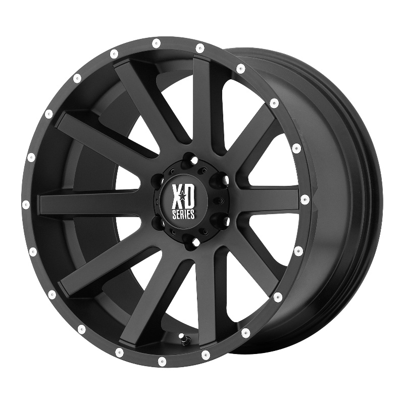 XD SERIES XD818 HEIST 20X10 5X127 ET-24 78.3 Satin Black