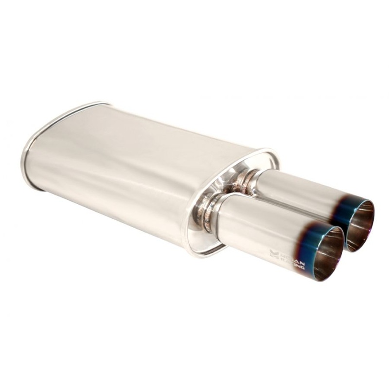 Megan Racing Universal Exhaust M-DT Burnt Tip Muffler – MR-MU-MDT-2