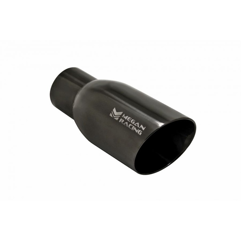 Megan Racing Universal Exhaust Black Chrome Tip 2.5
