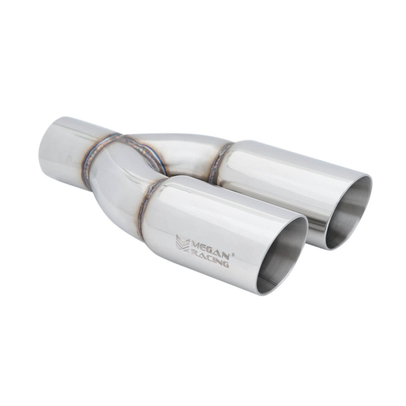 Megan Racing Universal Twin Stainless Roll 3″ Tips – Driver Side