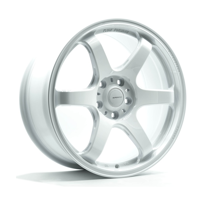 Superspeed RF06RR 18×8.5 5×114.3 ET40 73.1 Speed White – Full Paint