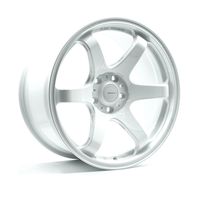 Superspeed RF06RR 18×9.5 5×120 ET38 64.1 Speed White – Full Paint