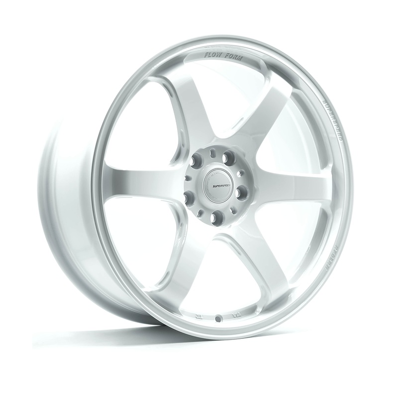 Superspeed RF06RR 19×8.5 5×114.3 ET35 73.1 Speed White – Full Paint