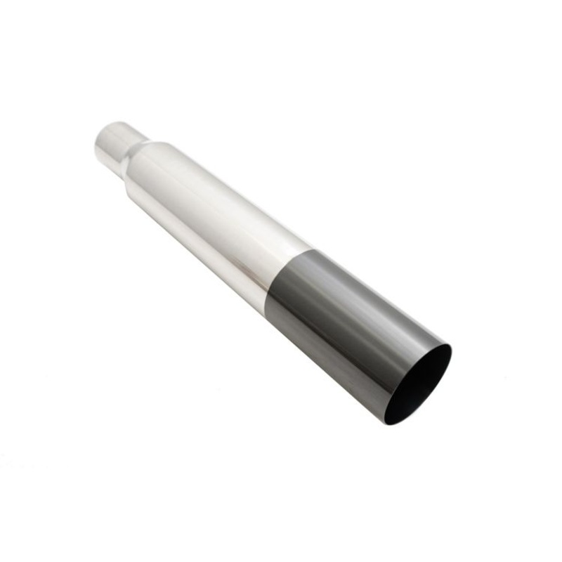 Megan Racing Universal 3″ to 4″ VIP Exhaust Tips “Blast Pipes” Style – Single – Straight – Black Chrome Tip – MR-UT-S4-BC