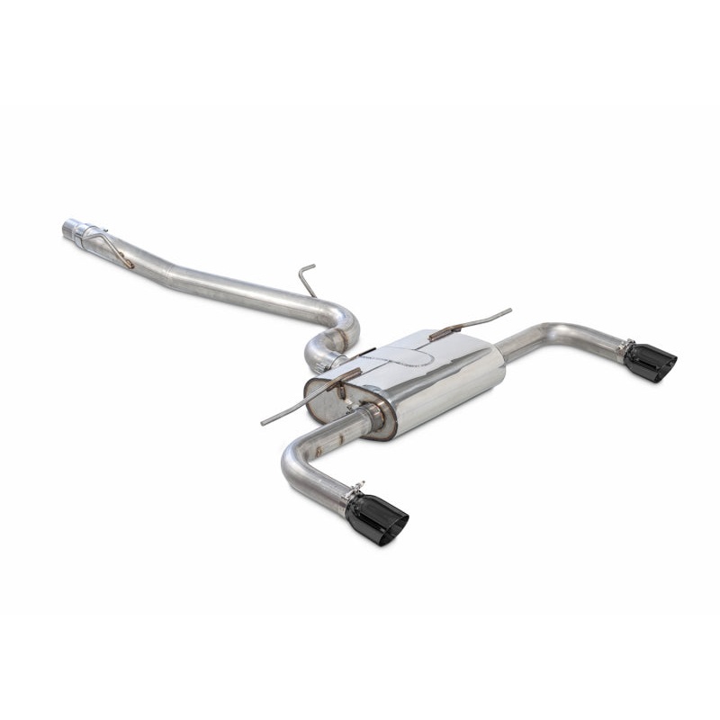 AWE Tuning Audi 8V A3 Touring Edition Exhaust – Dual Outlet Diamond Black 90 mm Tips