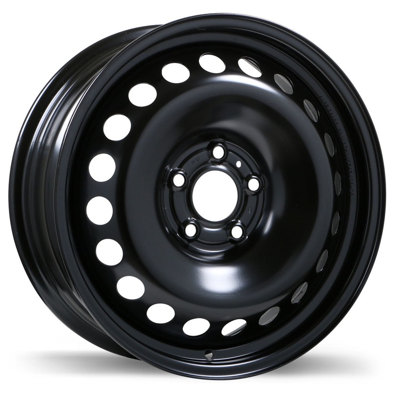 Steel / Acier Standard 17×6.5 5×114.3 ET45 66.1 Black