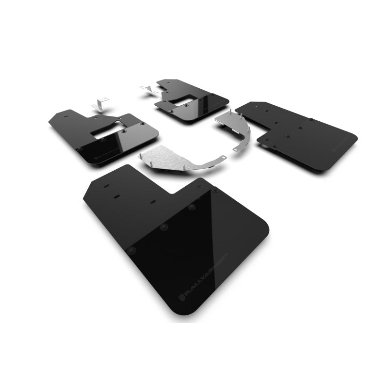 Rally Armor 21-25 Ford Bronco (Steel Bmpr + RB – NO Rptr/Sprt) Blk Mud Flap w/Met. Blk Logo
