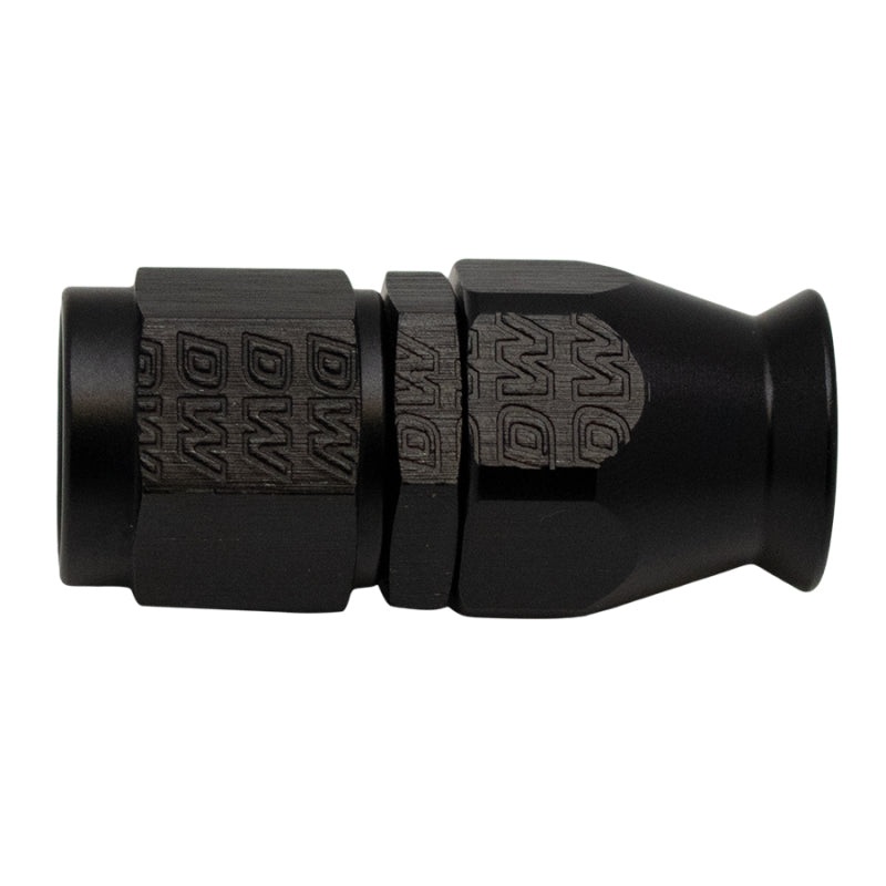 DeatschWerks 6AN Female Swivel Straight Hose End PTFE (Incl 1 Olive Insert) – Anodized Matte Black
