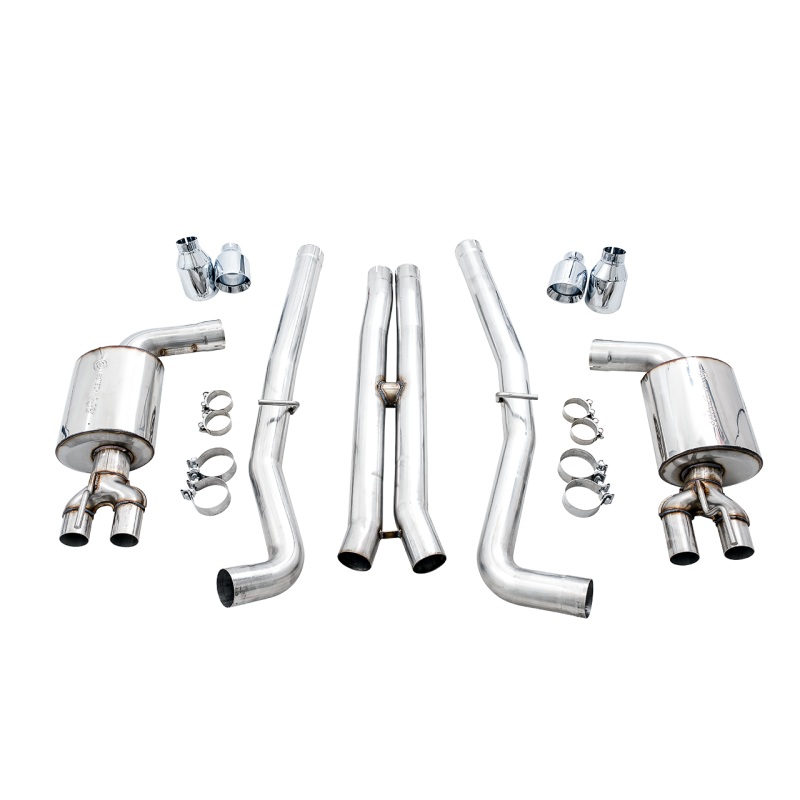 AWE Tuning 2015+ Dodge Challenger 6.4L/6.2L Non-Resonated Touring Edition Exhaust – Use Stock Tips