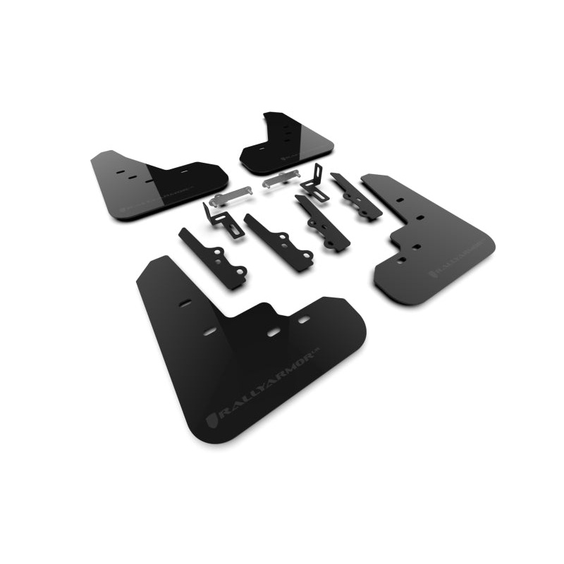Rally Armor 2025+ Kia K4 Black Mud Flap Dark Grey Logo