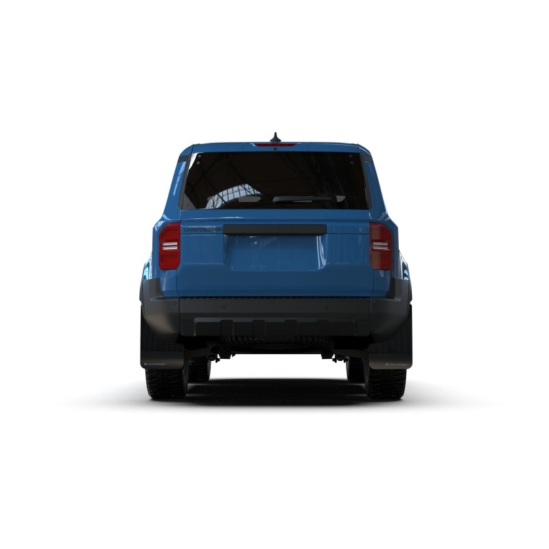 Rally Armor 22-25 Toyota Land Cruiser Black UR Mud Flap Light Blue Logo
