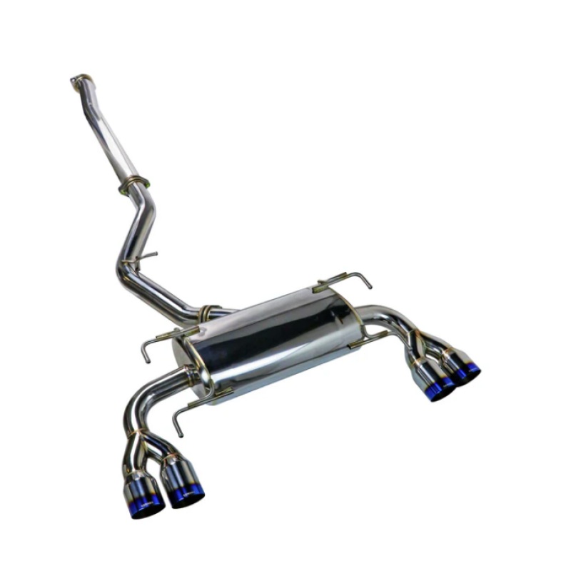Remark 08-14 Subaru STi GR Hatch Sports Touring Spec – Burnt Quad Tips (Non-Resonated)