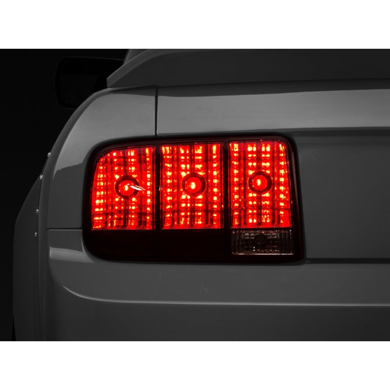 Raxiom 05-09 Ford Mustang Tail Lights- Black Housing (Smoked Lens)