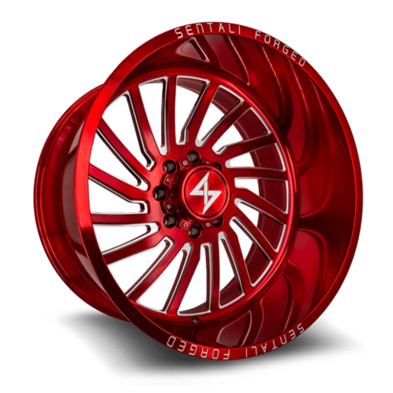 Sentali Forged SF1RM 28×16 5×127 ET-99 71.5 Red Milled