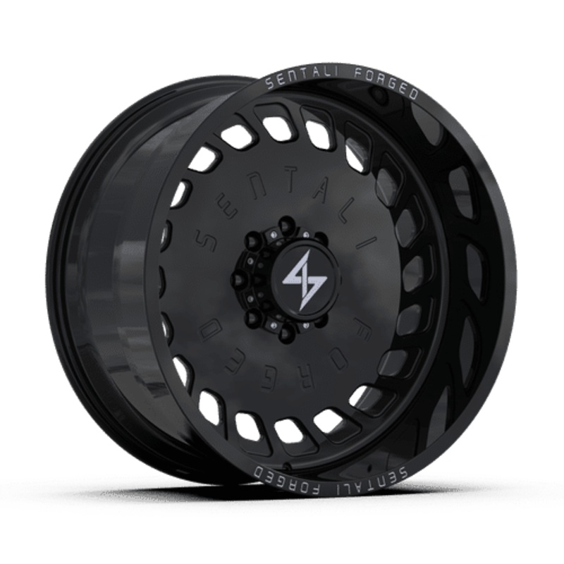 Sentali Forged SF4GB 28×16 5×127 ET-99 71.5 Gloss Black