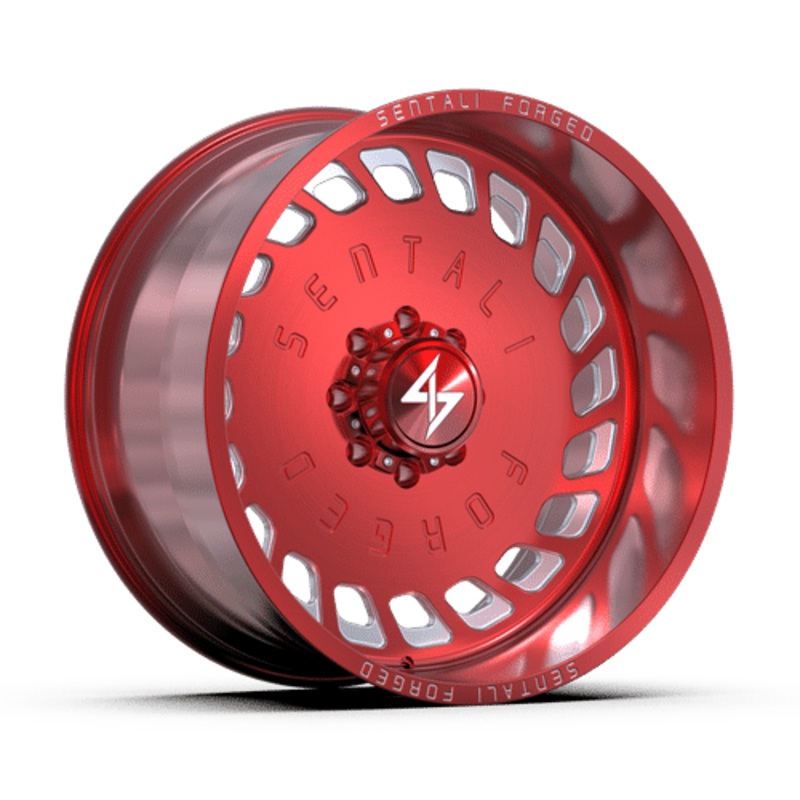 Sentali Forged SF4RM 30×16 8×170 ET-99 125.2 Red Milled
