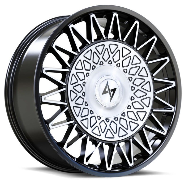Sentali Luxx Crown   24×10 6×135/6×139.7 ET20 Gloss Black Machined