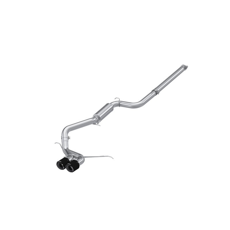 MBRP 13-18 Ford Focus ST 2.0L EcoBoost SS 3in Cat-Back Dual Outlet w/ Carbon Fiber Tips – T304