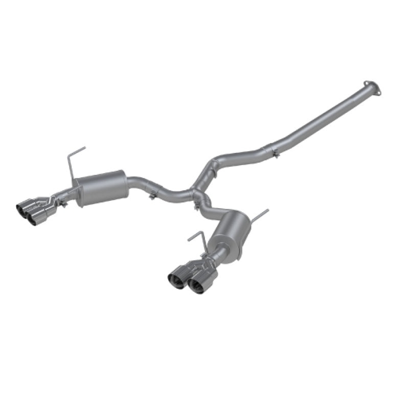 MBRP 15-19 Subaru WRX 2.0L/STI 2.5L 3in Dual Split Rear Exit w/ 3.5in Tips – T304 (Street Version)