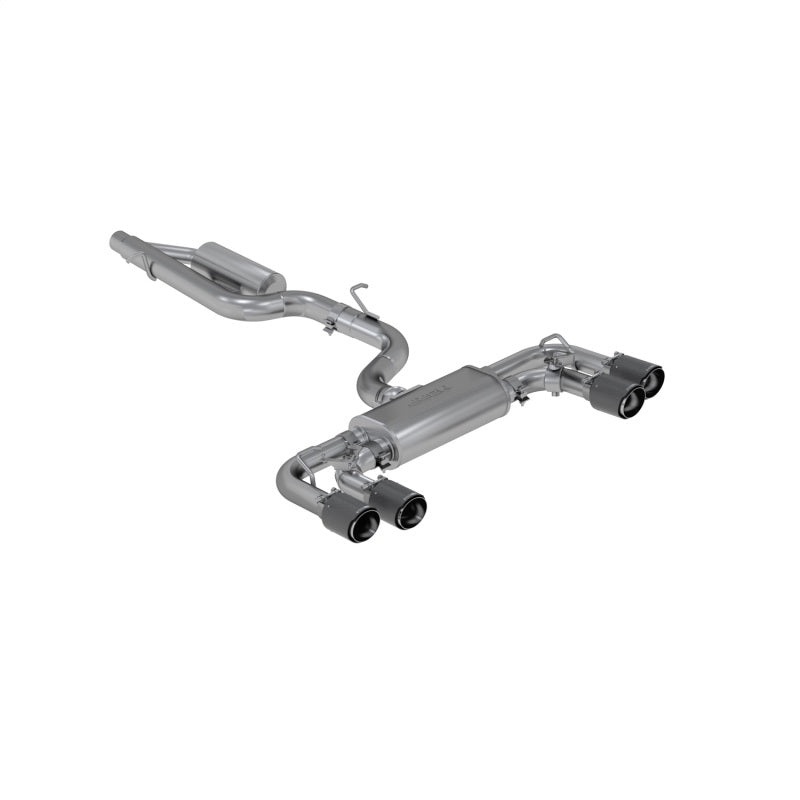 MBRP 15-19 VW Golf R 3 in Cat Back w/ 4 in OD Quad Carbon Fiber Tips – T304