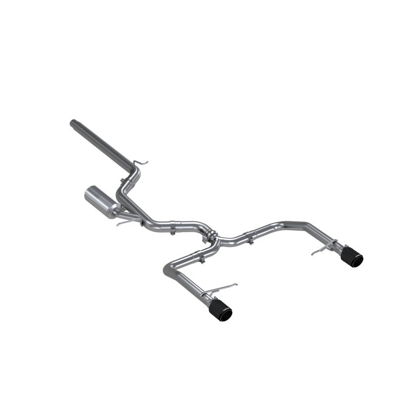 MBRP 19-21 VW Jetta GLI T304 SS 3in Cat-Back Dual Split Rear Exit Exhaust – Carbon Fiber Tips