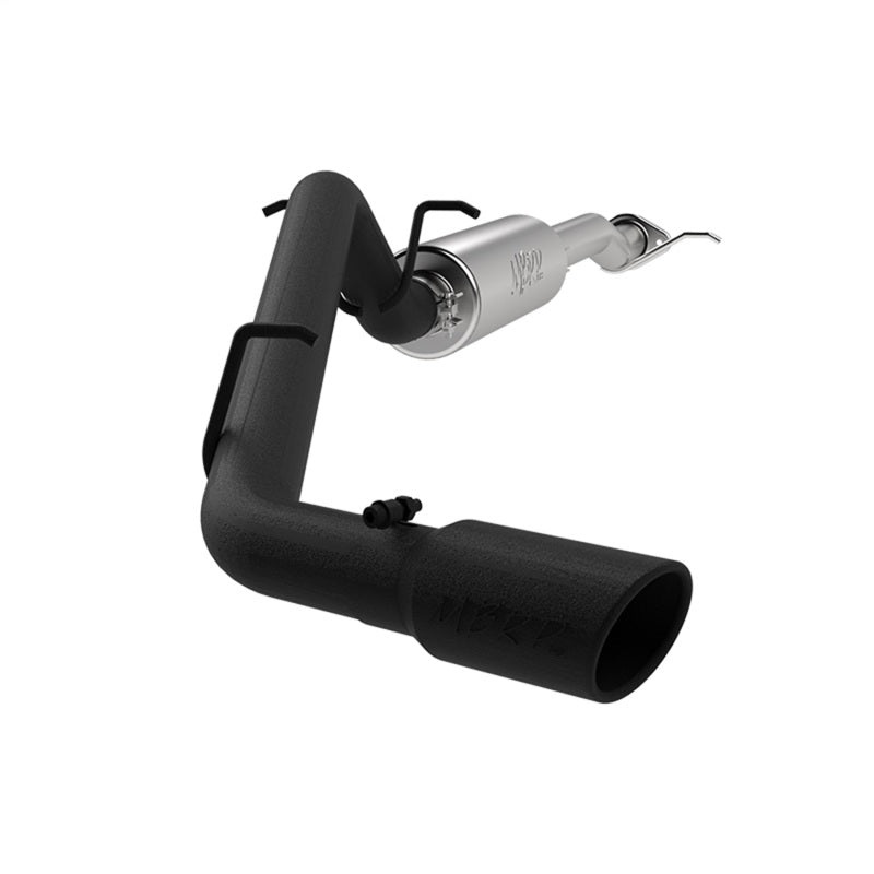 MBRP 17+ Chevrolet Colorado 2.5L/3.6L 3in Cat Back Single Side Exit w/ 4in Tip – Back Coated
