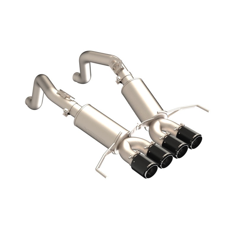 MBRP 14-19 Chevrolet Corvette 3in Dual Split Rear Cat Back w/ Carbon Fiber Tips