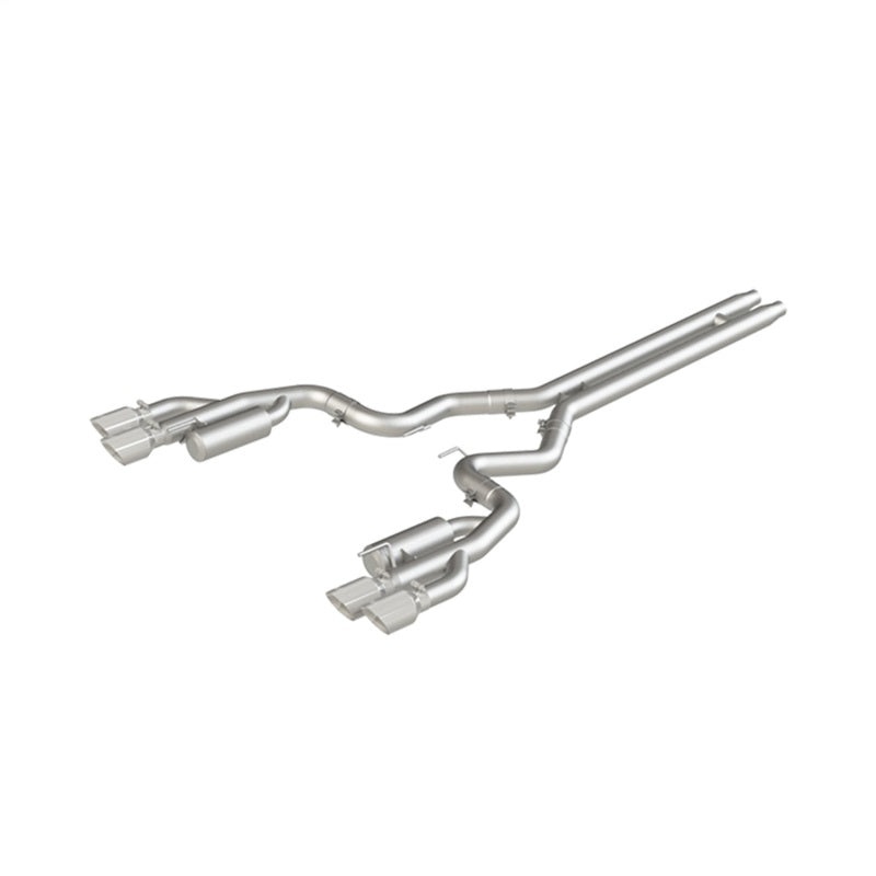 MBRP 18-19 Ford Mustang GT 5.0 3in Cat Back Quad Tip Race Version – AL
