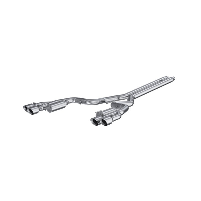 MBRP 18-19 Ford Mustang GT 5.0 3in Cat Back Quad Tip Race Version – T304
