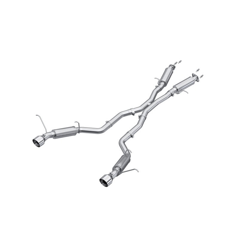 MBRP 2012+ Jeep Grand Cherokee SRT 6.4L 3in Dual Rear Exit Aluminized Catback Exhaust – T304 Tips