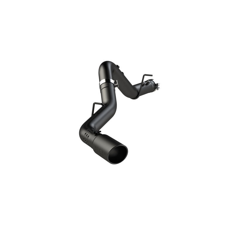 MBRP 2020+ GMC/Chevy 2500/3500 6.6L Duramax 4in Mand Bent Tubing Pro-Ser Cat Back Single Side – Blk