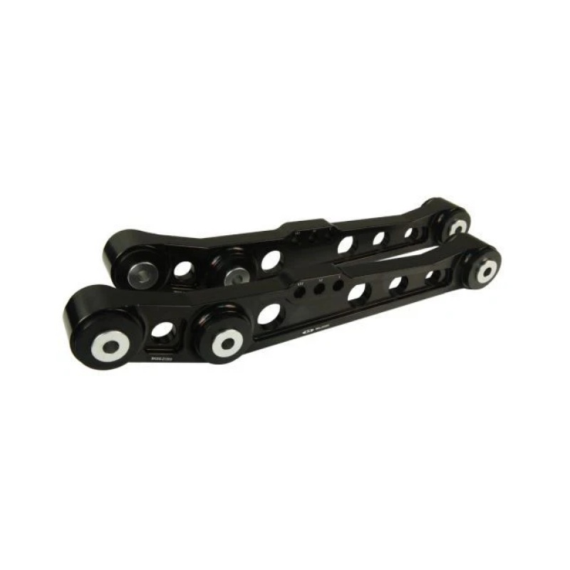 BLOX Racing V2 Billet Rear Lower Control Arms Poly Bushings 96-00 Honda Civic – Black