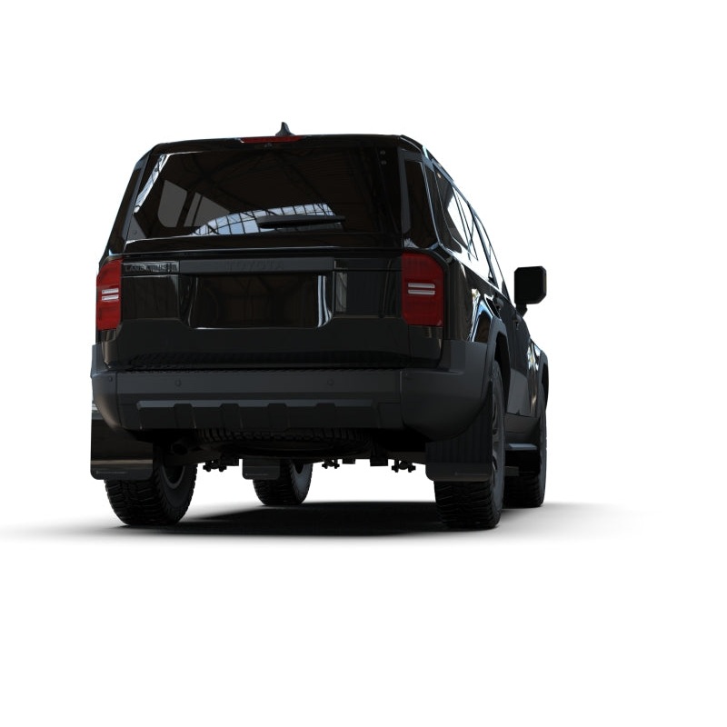 Rally Armor 22-25 Toyota Land Cruiser Black UR Mud Flap Metallic Black Logo