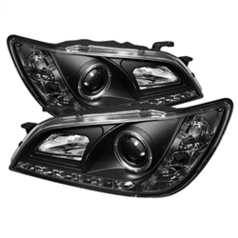 Spyder Lexus IS300 01-05 Projector Headlights Xenon/HID – LED Halo DRL Blk PRO-YD-LIS01-HID-DRL-BK