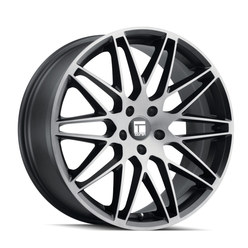 TOUREN TR75 18×8 5×114.3 ET40 72.6 Matte Black Brushed With Dark