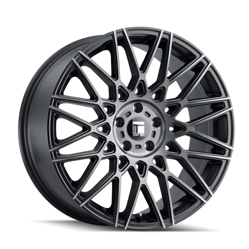 TOUREN TR78 18×8 5×114.3 ET40 72.6 Matte Black Brushed With Dark