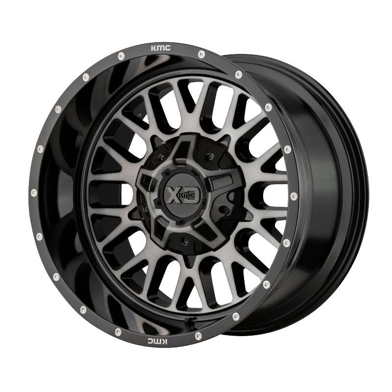 XD SERIES XD842 SNARE 20X10 5X127/5X139.7 ET-18 78.3 Gloss Black Gray Tint