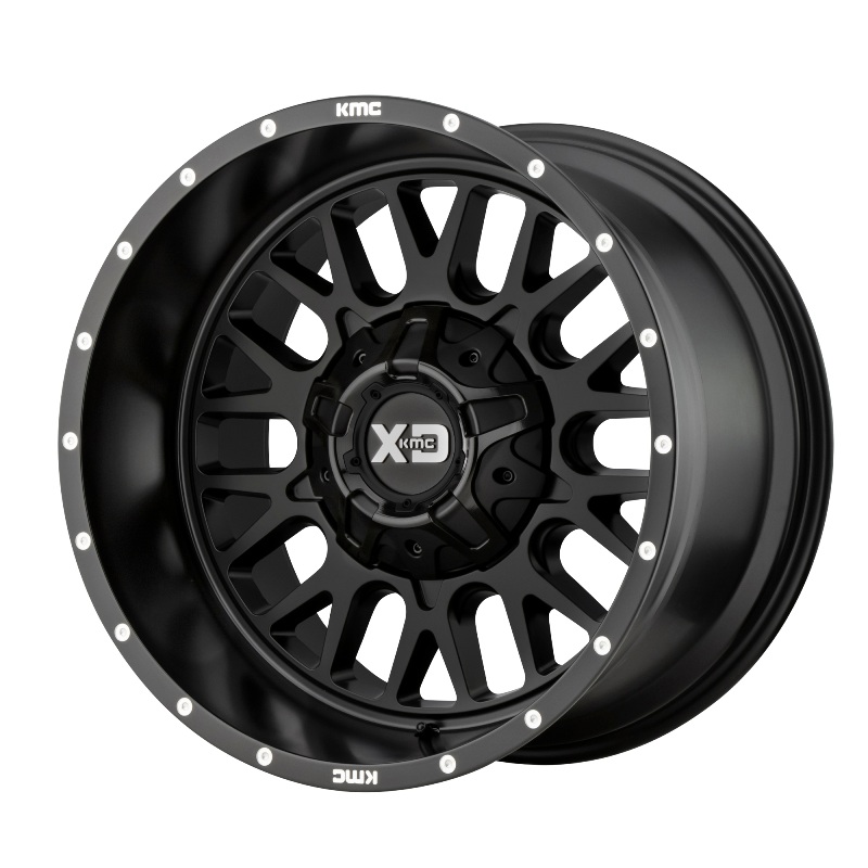 XD SERIES XD842 SNARE 20X10 5X127/5X139.7 ET-18 78.3 Satin Black